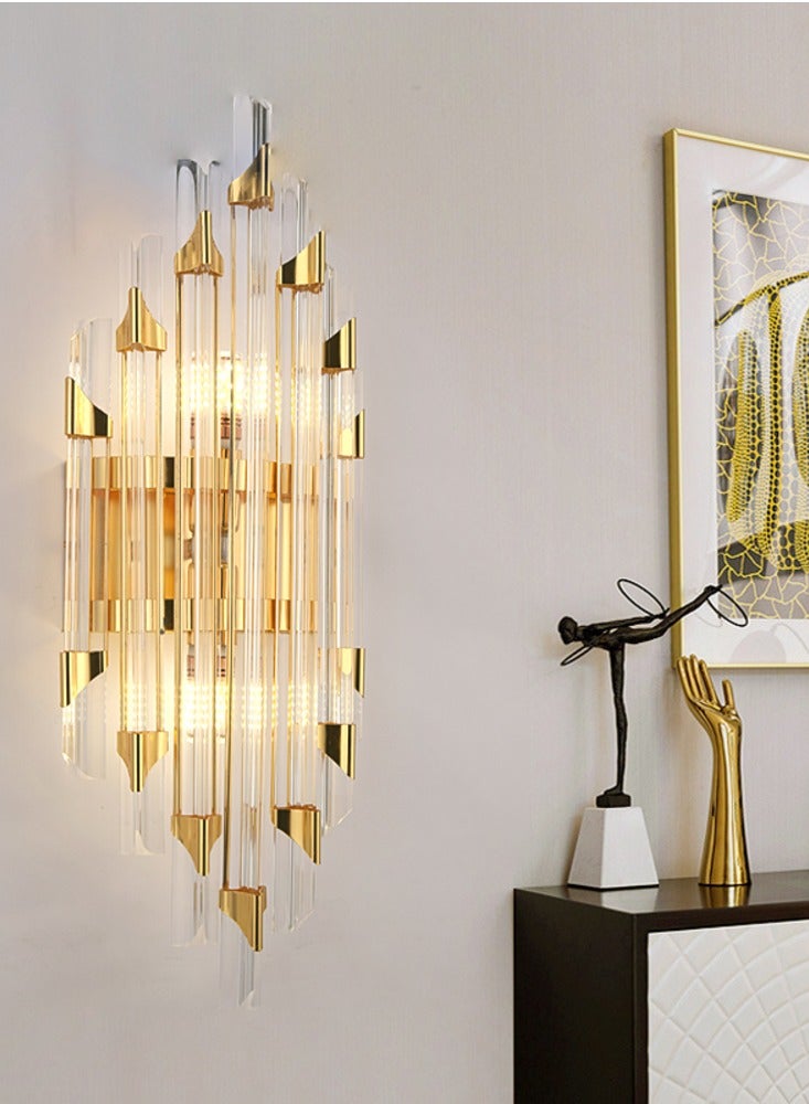 Happy Light Warm Yellow Glass Battery LED Wall Light with Remote Control - Image 3