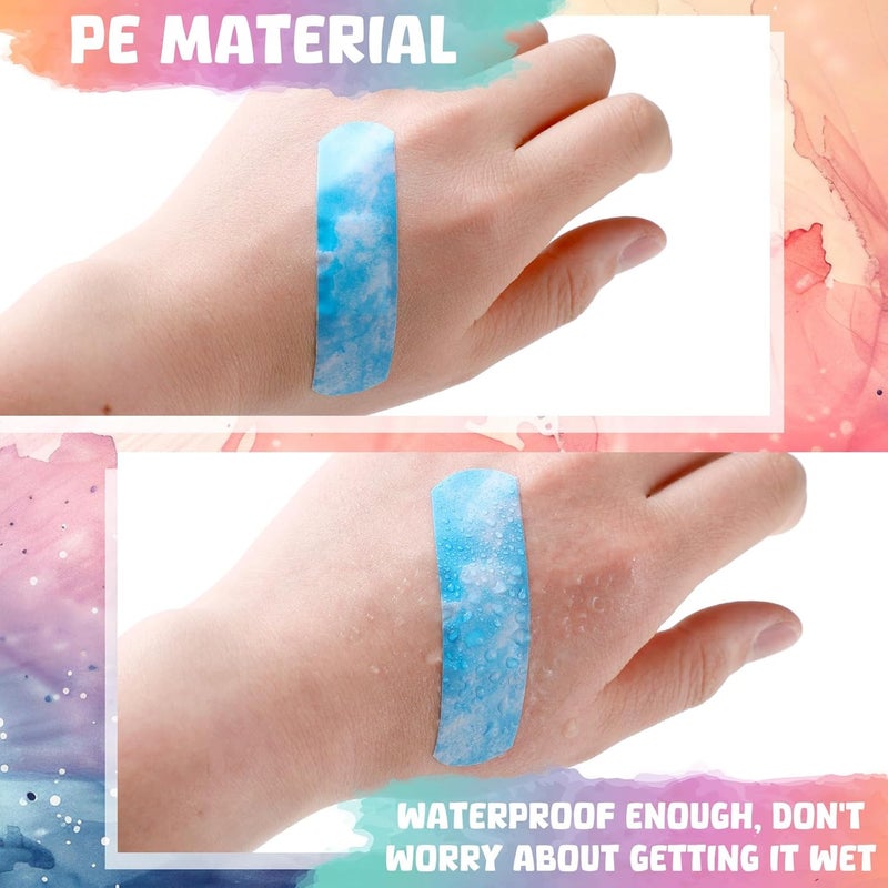 Panelee 120 Pcs Kids Bandages Bulk Cute Cartoon Flexible Waterproof Breathable Bandages Strip Protect Cuts and Scrapes for Girls Boys Children ToddlersColorful Style - Image 3