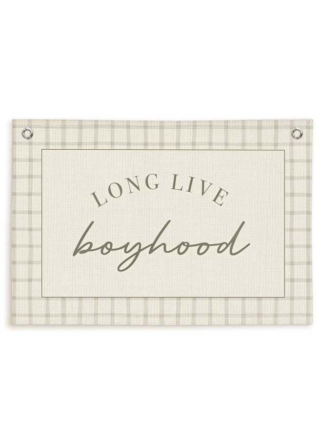 Lacama 433-MS-lkgq-boy'sroom canvas banner kids room decor wall art - Image 1
