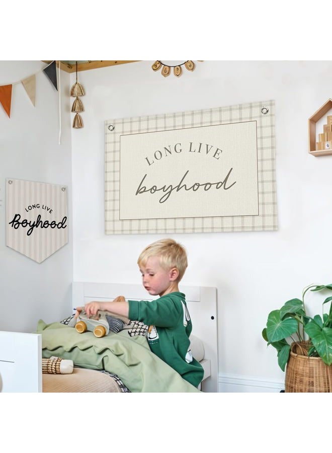 Lacama 433-MS-lkgq-boy'sroom canvas banner kids room decor wall art - Image 3