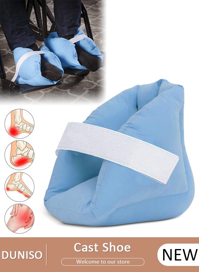 DUNISO Heel Protector Heel Cushion,Heel Cushion Protector Pillow to Relieve Pressure from Sores and Ulcers, Ankle Protector Foot Ankle Warm Cover for Pressure Sores & Keeping Warm Elderly Foot Correction Cover - Image 1