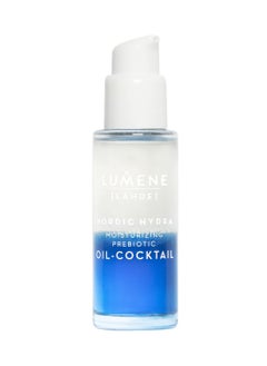 Lumene Lumene Nordic Hydra Moisturizing Prebiotic Oil-Cocktail - Nurturing Bi-Phase Face Oil for Dehydrated Skin & Skin Barrier Repair - Essential Nordic Mix & Hydrating Oil for Dry Skin (30ml)  - Image 1