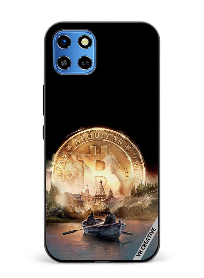 VR CREATIVE Protective Case Cover For Infinix Smart 6 HD River Of Bitcoin Design Multicolour - Image 1