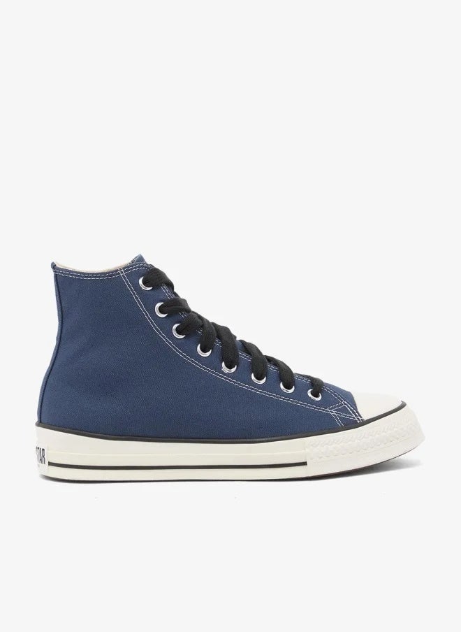 Converse Men's Navy High Top Sneakers with Ankle Coverage - Image 1