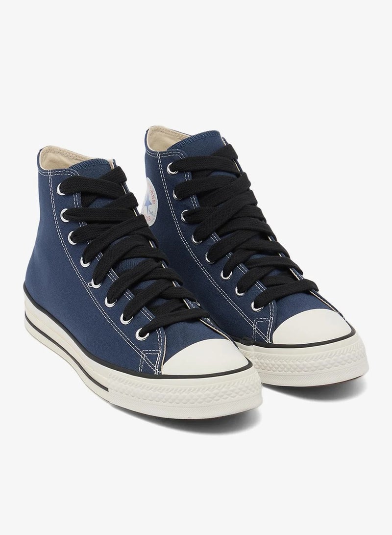 Converse Men's Navy High Top Sneakers with Ankle Coverage - Image 3