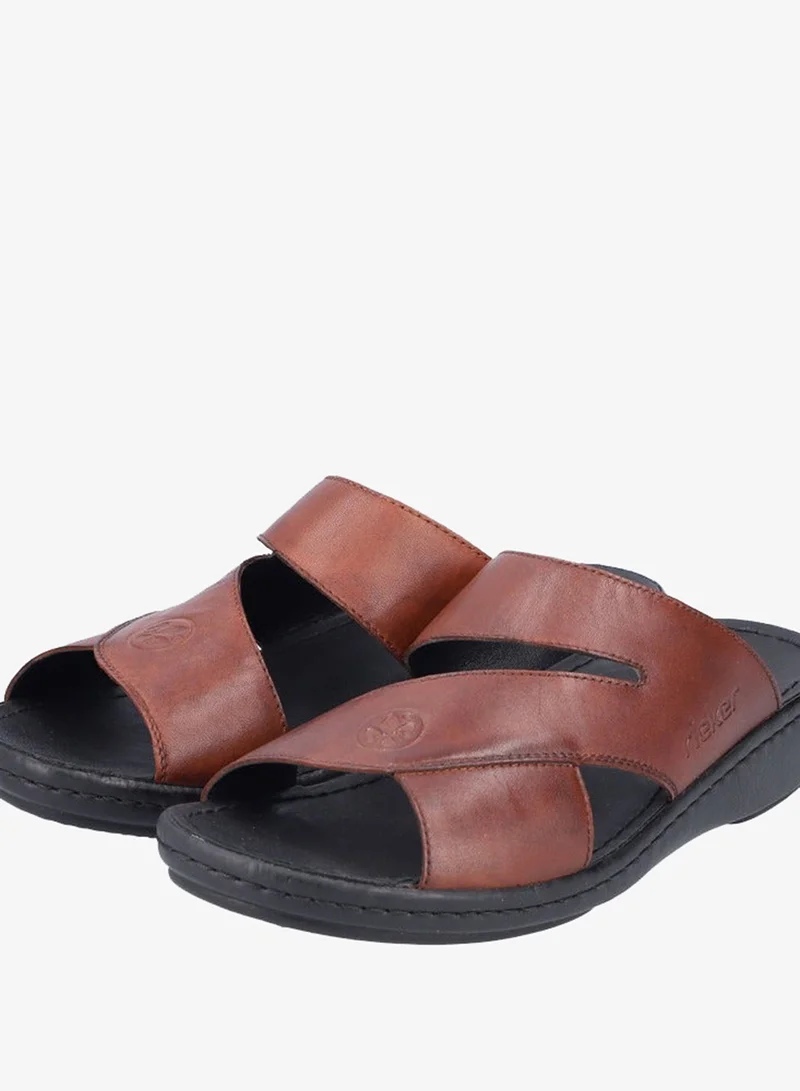Rieker Mens Arabic Sandals 23974-23 Lugano Brown 116-1045