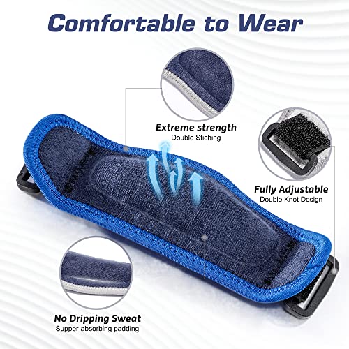 IPOW 2 PACK Knee Support for Women Patellar Tendon Support Strap Knee Pain Relief for Adult Knee Brace for Hiking Running Tennis Volleyball Squats - Image 5