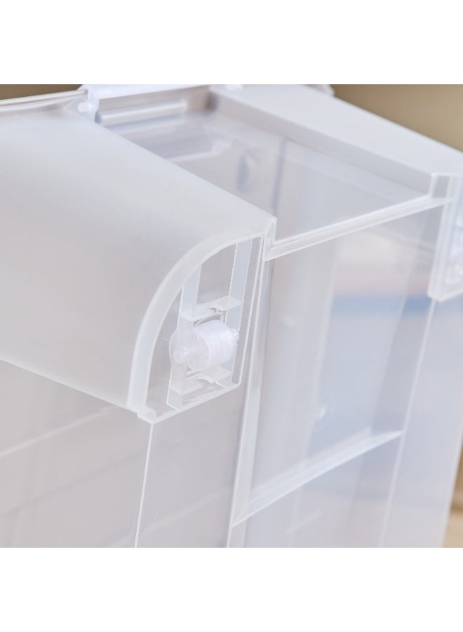 Home Box Juana Underbed Storage Box - 35L, Clear - Image 4