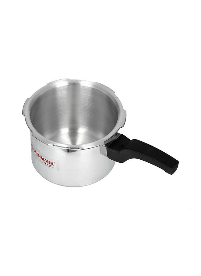 Olsenmark - 5000ml Aluminium Pressure Cooker, 5L - High Quality Vent Valve - Anti Bulging Base - Heat Resistant Handle Silver - Image 1