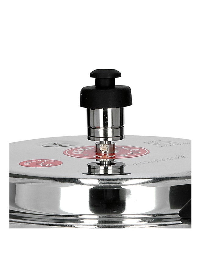 Olsenmark - 5000ml Aluminium Pressure Cooker, 5L - High Quality Vent Valve - Anti Bulging Base - Heat Resistant Handle Silver - Image 1