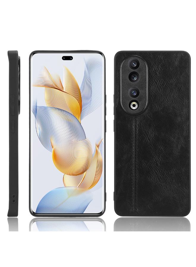 S-TOP Case For Honor 90 Pro Cow Pattern Sewing Back Cover Phone Case - Image 1