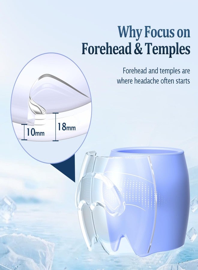 Comfytemp Migraine Relief Cap, Headache Hat, FSA Eligible HSA, Focus Relief for Temple Forehead, Hot Cold Compress Gel Ice Pack Resuable Ice Face Head Hat, Sinus Tension Headache Stress, Women Gifts - Image 3
