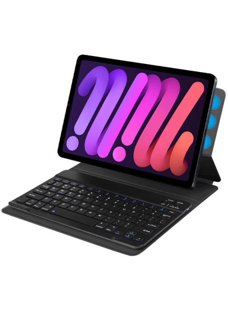 KASTWAVE غطاء خفيف الوزن رفيع مع لوحة مفاتيح لاسلكية قابلة للفصل مغناطيسيًا لجهاز iPad Mini 6th Gen 2021 مقاس 8.3 بوصة A2568/A2569 - Image 4