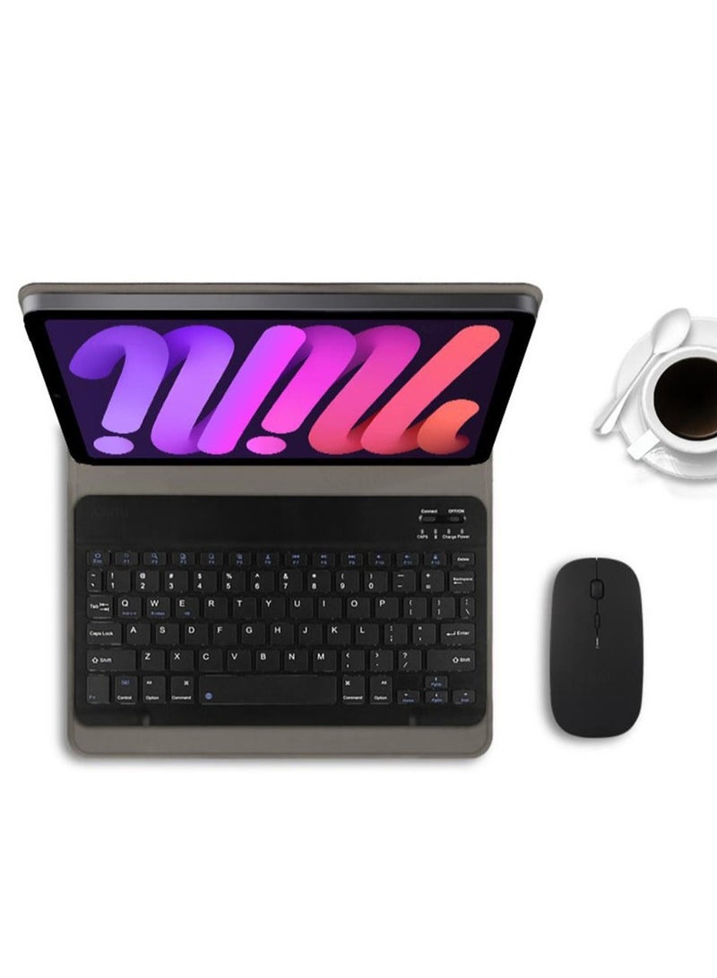 KASTWAVE غطاء خفيف الوزن رفيع مع لوحة مفاتيح لاسلكية قابلة للفصل مغناطيسيًا لجهاز iPad Mini 6th Gen 2021 مقاس 8.3 بوصة A2568/A2569 - Image 3