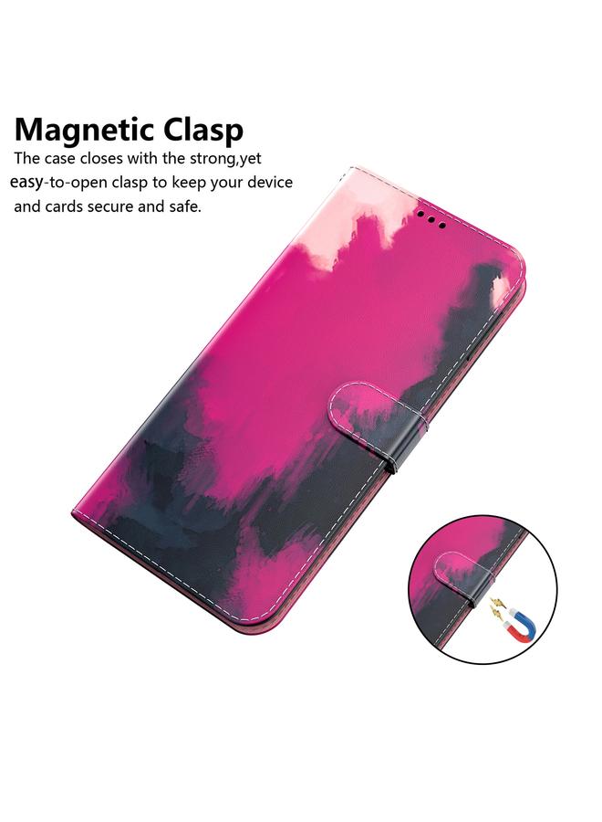 S-TOP Case For Nokia G21 / G11 Watercolor Pattern Horizontal Flip Leather Phone Case - Image 5