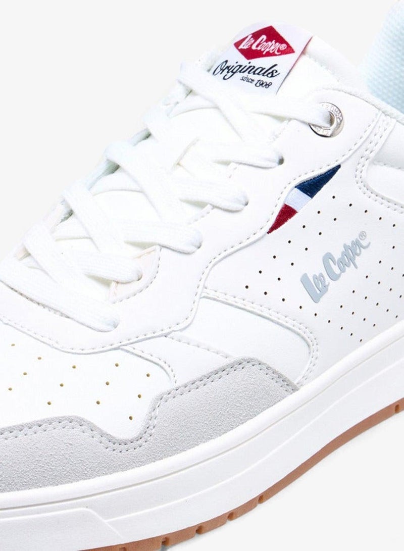 Lee Cooper Men's Perforated Panelled Lace-Up Sneakers - Image 4