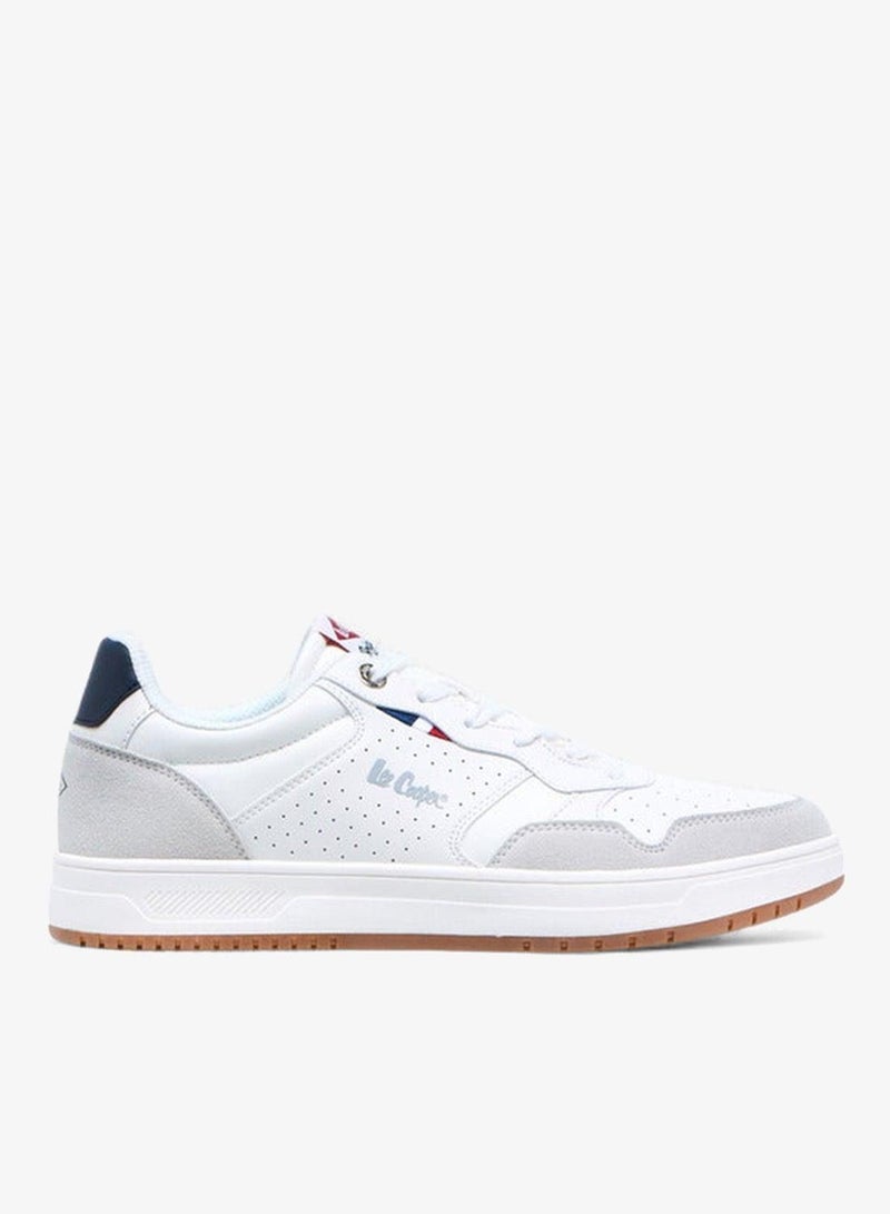 Lee Cooper Men's Perforated Panelled Lace-Up Sneakers - Image 2