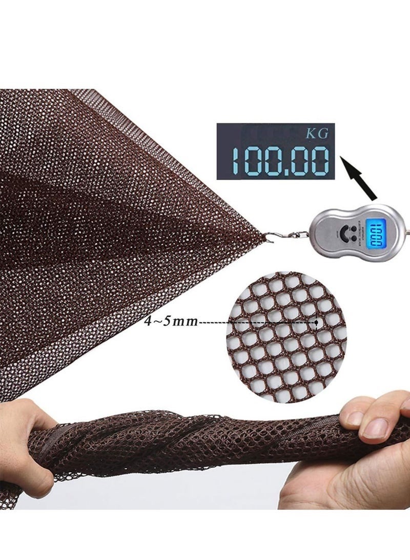 كيلا شبكة حماية درابزين السلالم للأطفال من 3M، شبكة درابزين للشرفة، شبكة أمان للأطفال، شبكة حماية لدرابزين السلالم للحيوانات الأليفة، شبكة سميكة للسلالم، آمنة للأطفال الصغار والجراء والألعاب، للاستخدام الداخلي، لون أسود - Image 5