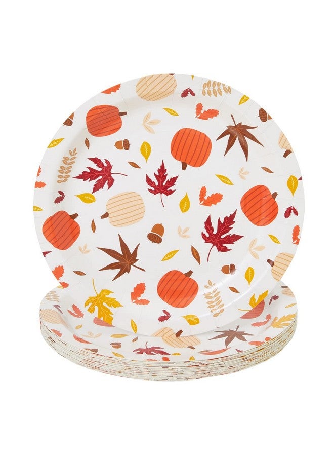 Juvale Juvale Autumn Paper Plates and Napkins, Cups, Cutlery for Thanksgiving, Fall Party Supplies (Serves 24, 144 Pieces)  - Image 3