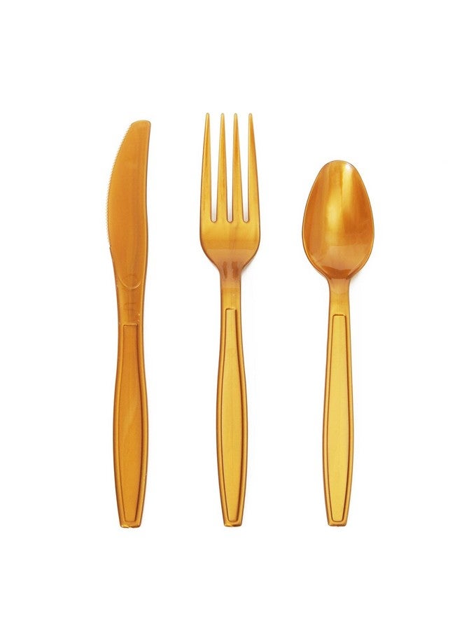 Juvale Juvale Autumn Paper Plates and Napkins, Cups, Cutlery for Thanksgiving, Fall Party Supplies (Serves 24, 144 Pieces)  - Image 5