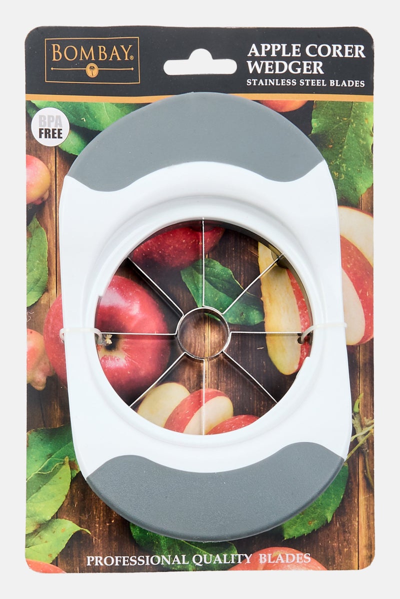Bombay Two in One Apple Corer And Wedger, White - Image 1