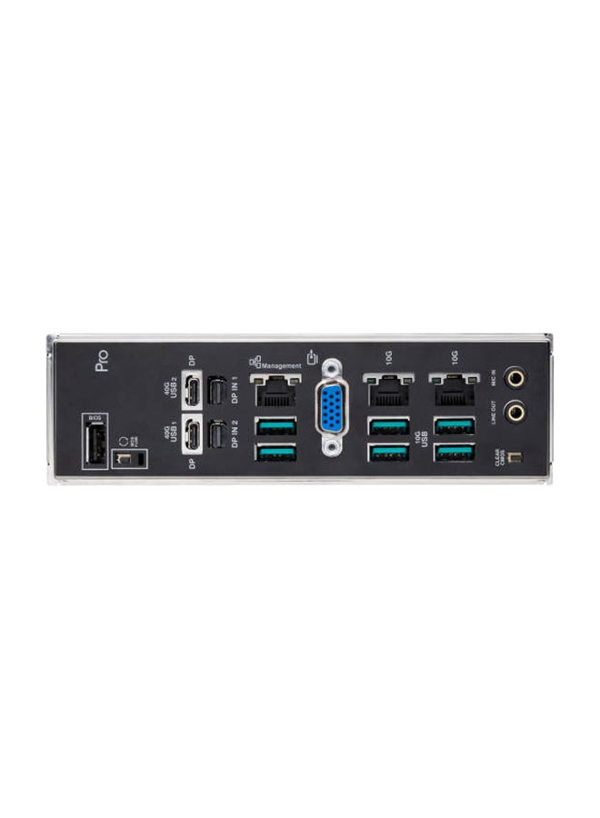 ASUS Pro WS TRX50-SAGE Wi-Fi Motherboard, AMD sTR5 Socket, Supports AMD Ryzen™ Threadripper™ PRO 7000 WX-Series & Ryzen™ 7000 Series, PCIe 5.0 x16, 10Gb Ethernet, Wi-Fi 7, DDR5 ECC Registered Memory (Up to 1TB), 3 M.2 Slots, SATA 6Gb/s, Intel 2.5Gb Ethernet, Dual 8-Pin Power Connectors, Dual PCIe 5.0 x16, USB 20Gbps, Active VRM Cooling, IPMI Support, CEB Form Factor | 90MB1FZ0-M0EAY0 Grey, Black - Image 5