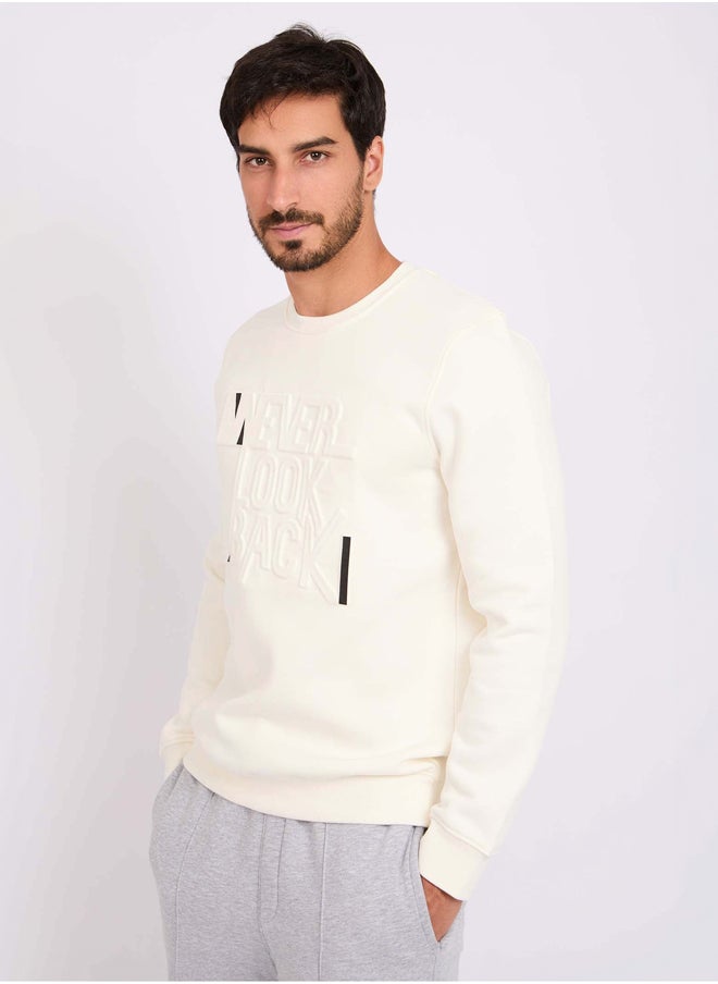 Men Regular Fit Sweat Shirt - Off White - pzsku/Z51D13D3AAEC1102D8BB8Z/45/_/1728989083/b0524379-5151-4027-baba-c9e3e0604eb9