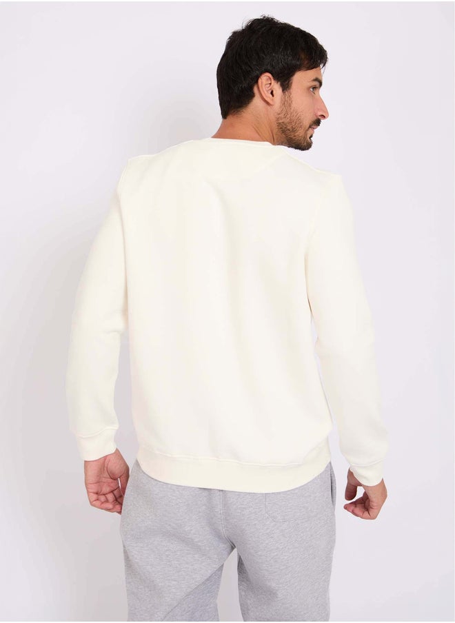 Men Regular Fit Sweat Shirt - Off White - pzsku/Z51D13D3AAEC1102D8BB8Z/45/_/1728989087/6f704633-86dc-4dbc-80e4-dbea0184e435