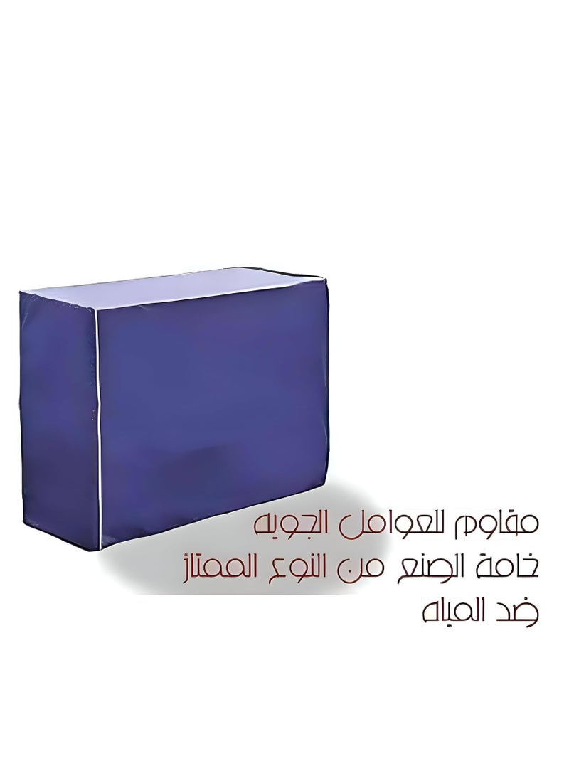 Air Conditioner Cover, Blue, 1.5 Hp, Water Resistant - Image 3