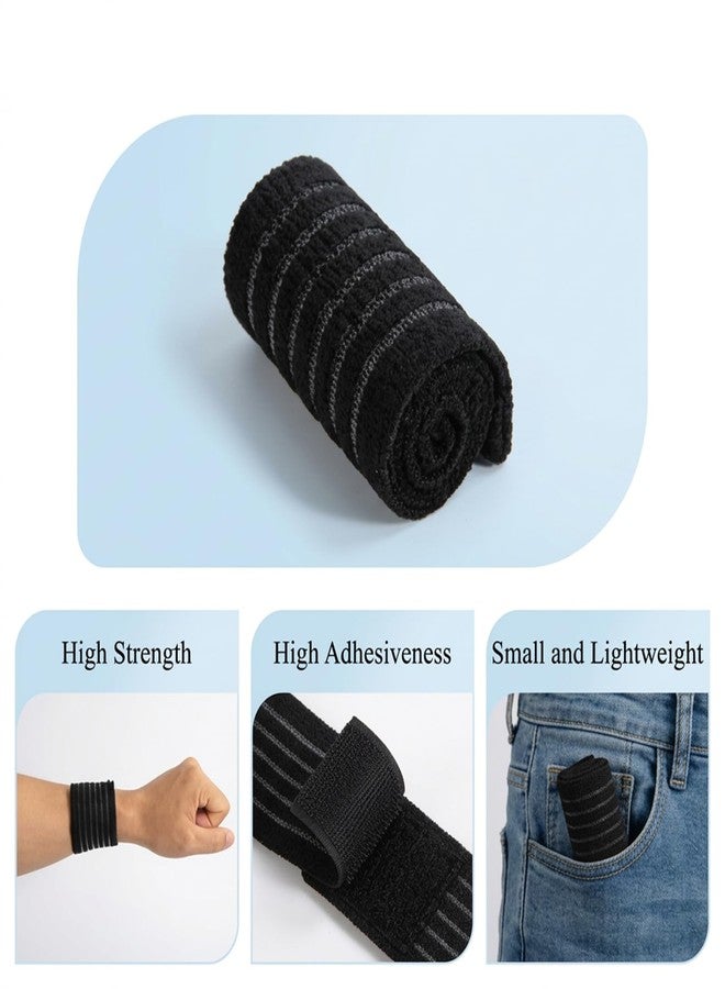 JFRHUDS 4Pcs Ice Pack Straps,Elastic Fastening Bands,Cold Hot Therapy Belt - Image 5