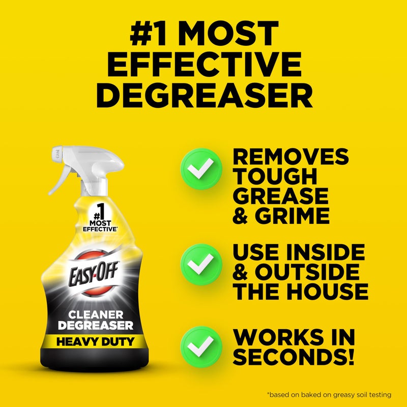 Easy-Off Heavy Duty Degreaser Cleaner Spray, 32 Ounce (Pack of 6) - Image 4