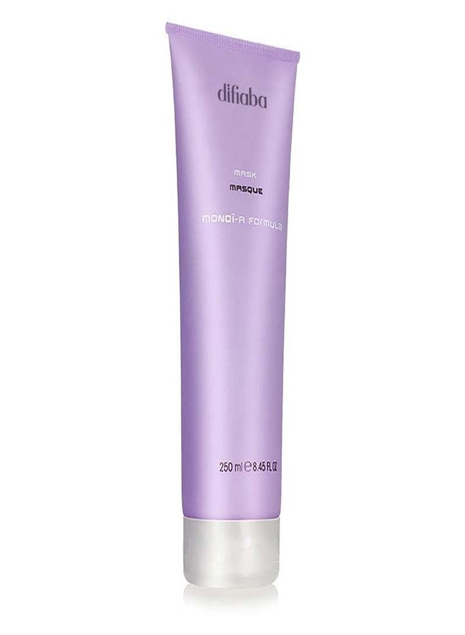 DIFIABA - Monoï-A Formula™ Hydrating Hair Mask - Reconstructs & Deeply Hydrates Dry, Damaged, & Colored Hair - Non-Toxic, Natural Ingredients - For All Hair Types - Radically Transforms Hair