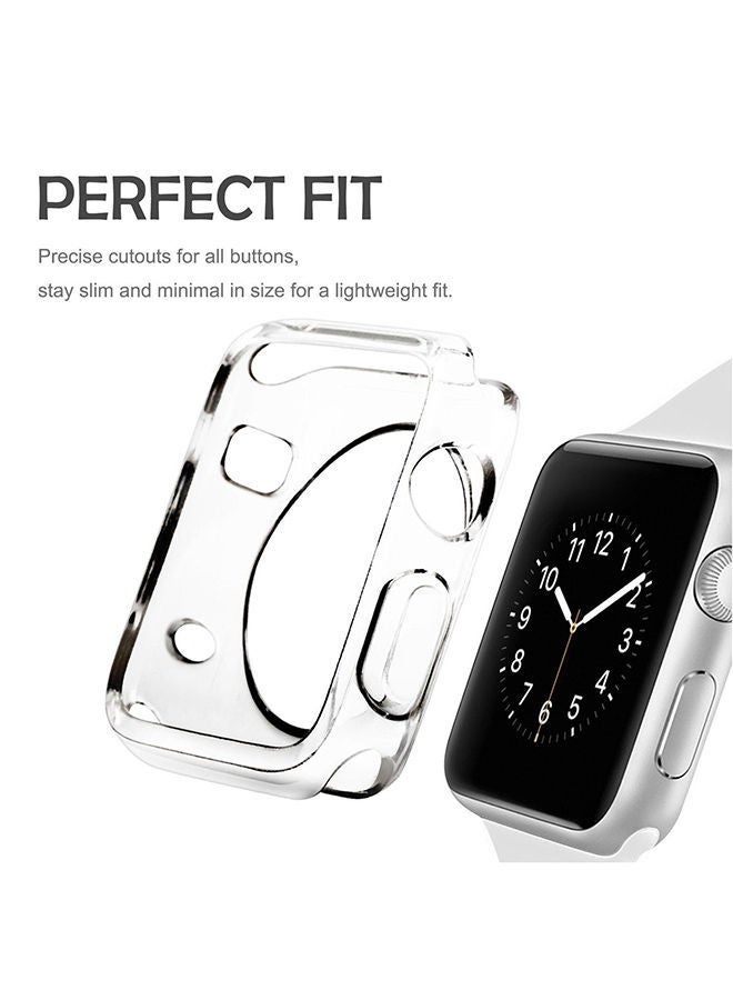 NIBEMINENT Pack Of 5 Colorful TPU Cover Case For Apple Watch 42mm Multicolour - Image 2