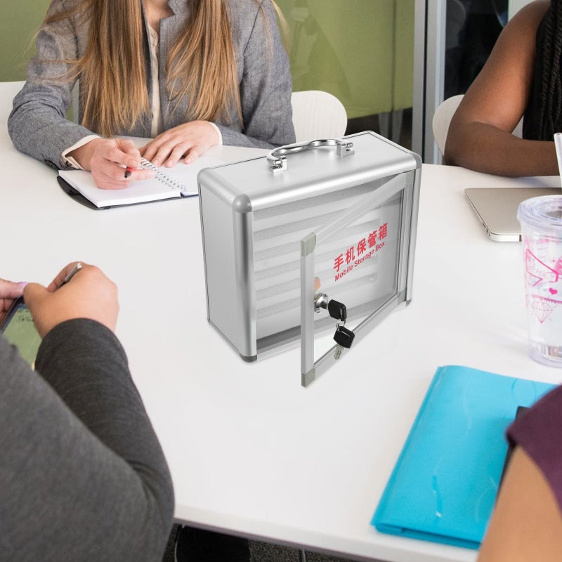 🏠 علبة تخزين للهاتف متينة من إيفا وسبيكة للتخزين الآمن مناسبة للمكاتب - Image 2