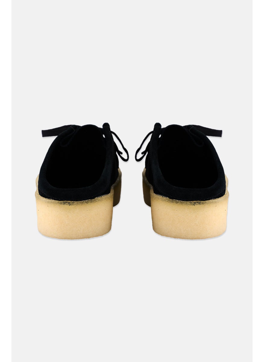 clarks Men Slip On Suede Clogs, Black  - Image 2