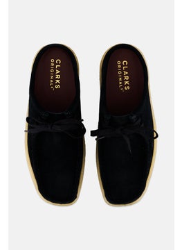 clarks Men Slip On Suede Clogs, Black  - Image 3