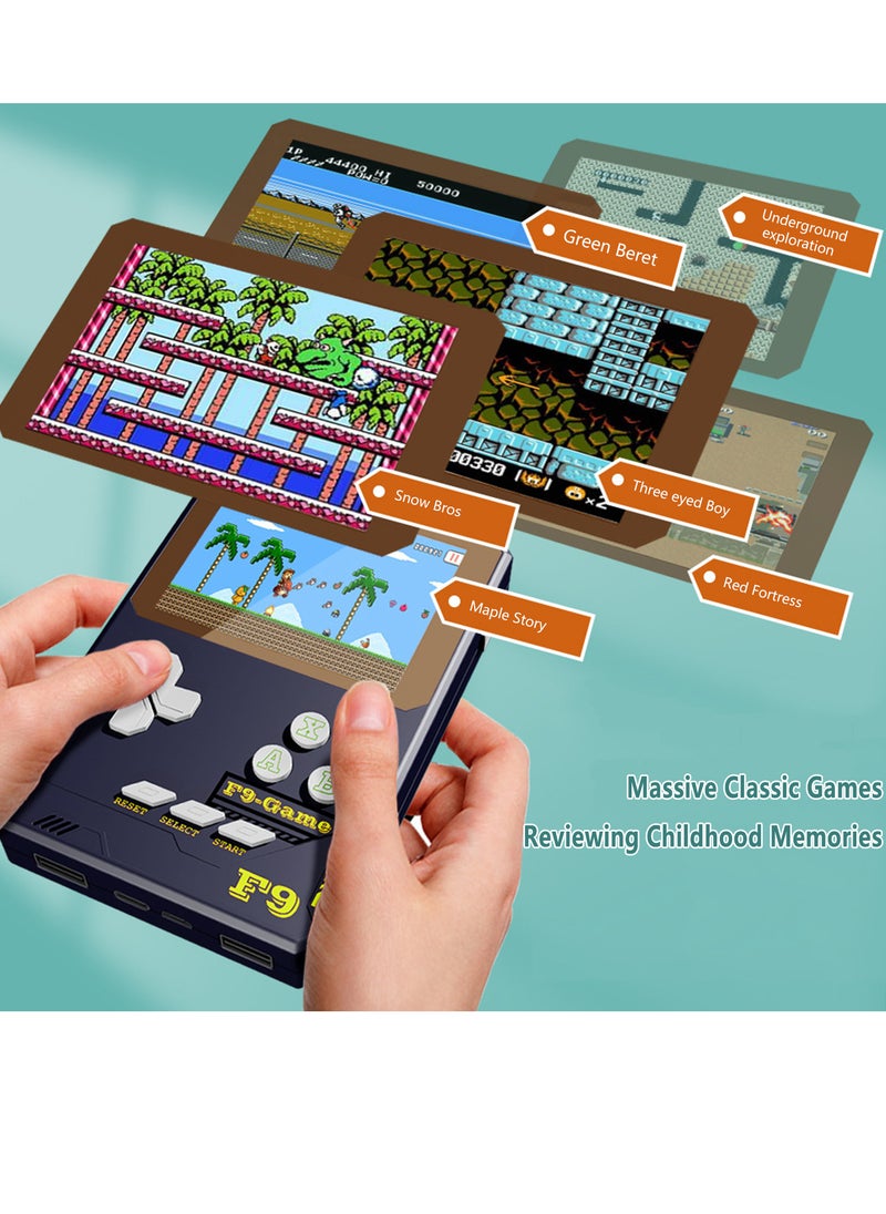 YelaJoy - Retro Handheld Game Console,Handheld Game Console， 500+ Classical FC Games,Portable Gaming Kids Electronics with Color case Mini Video Games Gameboy Support Connecting TV & 2 Players - Image 1