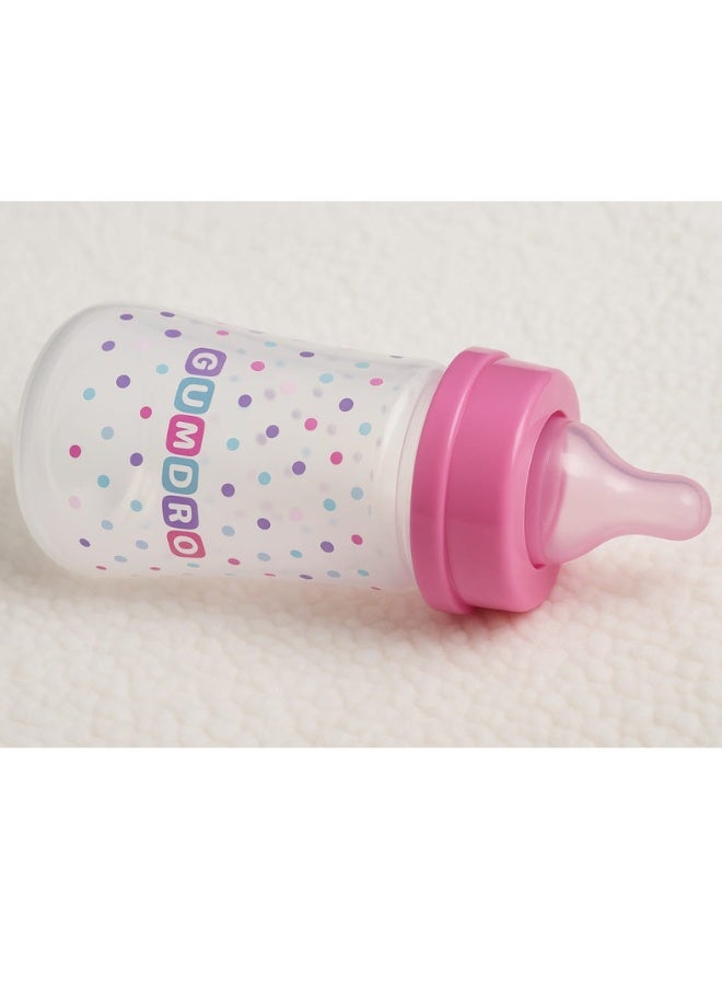 ذا فيرست ييرز زجاجة رضاعة GumDrop Slim سعة 4 أونصات (حلمة تدفق بطيء، خالية من مادة BPA) - (وردي) - Image 4