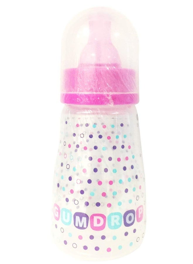 ذا فيرست ييرز زجاجة رضاعة GumDrop Slim سعة 4 أونصات (حلمة تدفق بطيء، خالية من مادة BPA) - (وردي) - Image 3