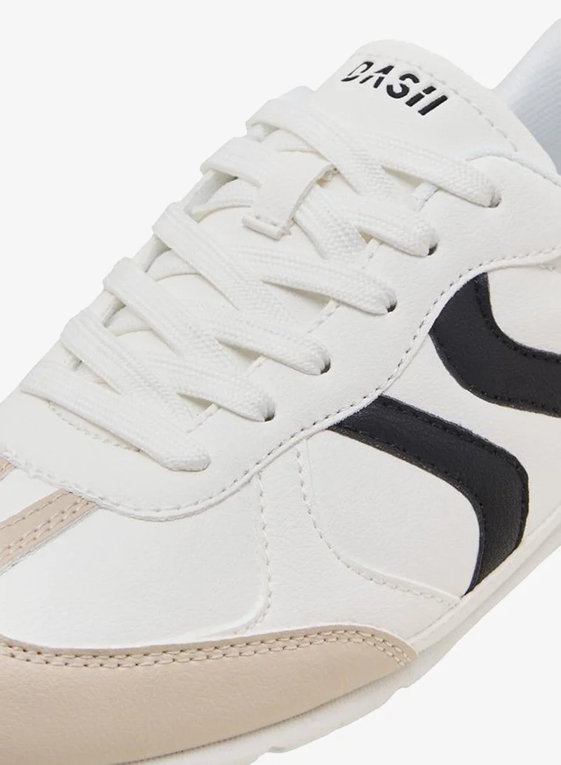 Dash WHITE Women Lace-Up Sneakers for Women | Best Price UAE