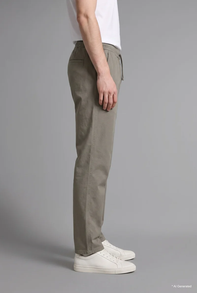 Defacto  Baggy Fit 100% Cotton Trousers for Men | Best Price UAE