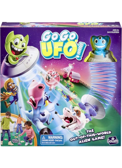 Goliath Go Go UFO Game  Alien Adventure Game with NonStop Slinky Action  26 Players Ages 6