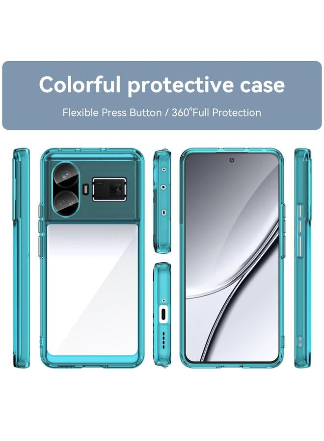 اس-توب جراب لهاتف Realme GT5 من سلسلة ألوان متعددة من الأكريليك الهجين المصنوع من مادة TPU - Image 2