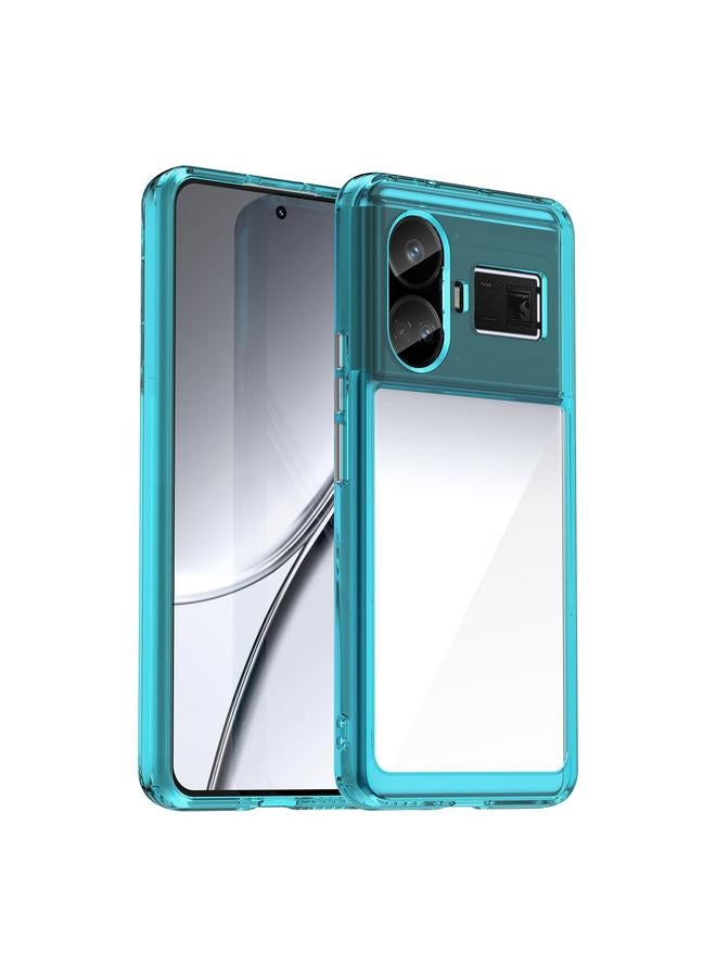 اس-توب جراب لهاتف Realme GT5 من سلسلة ألوان متعددة من الأكريليك الهجين المصنوع من مادة TPU - Image 1