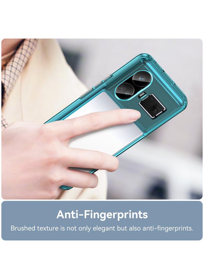 اس-توب جراب لهاتف Realme GT5 من سلسلة ألوان متعددة من الأكريليك الهجين المصنوع من مادة TPU - Image 5