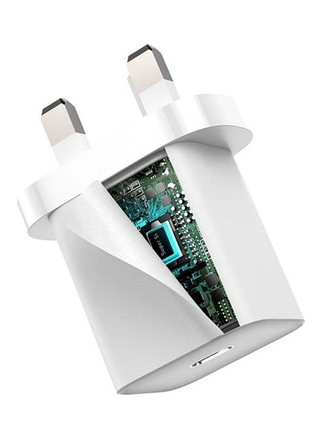 Baseus PD 20W Super Fast Charger Plug Wall Adapter Power Delivery Compatible with iPad mini-6, iPad Pro/Air, Galaxy S21/S21+/S21 Ultra/S20/Note20/S9/S10,Oneplus 8 Pro White - Image 1