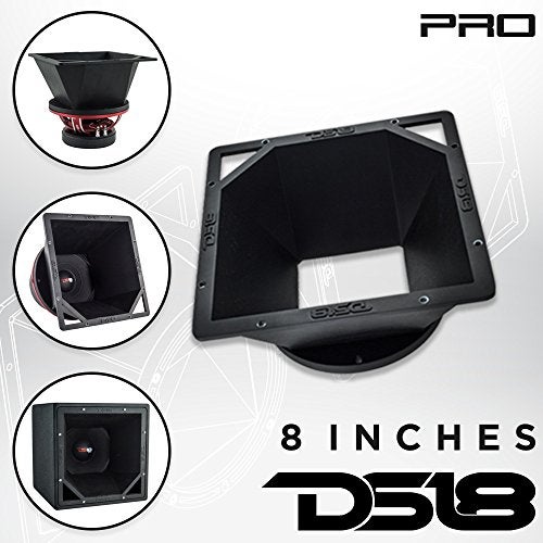 DS18 PRO-SDF8 8-in Mid Diffuser Flare for Extremely Loud Sound (Requires Driver) 8" Loudspeaker Horn Diffuser Exit Horn Waveguide, Bolt-on Installation, Fits Most 8" Speakers - Image 3