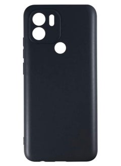 Xiaomi Redmi A2 Plus Case, Thin TPU Cover with Camera Protection Anti-Scratch Slim Soft TPU Silicone Matte Shockproof Bumper Phone Case for Redmi A2+ Black