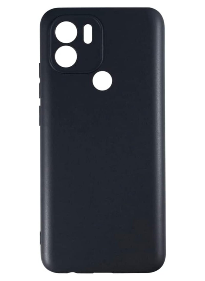 Generic - Xiaomi Redmi A2 Plus Case, Thin TPU Cover with Camera Protection Anti-Scratch Slim Soft TPU Silicone Matte Shockproof Bumper Phone Case for Redmi A2+ Black - Image 1