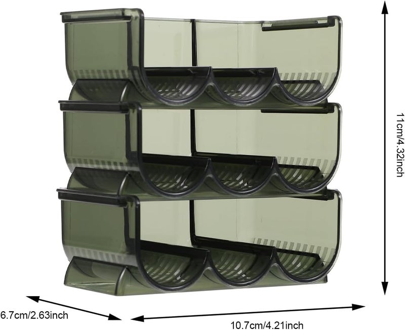 Multi-Grid Lipstick Stand 3Pcs Set Desktop Makeup Organizer for Lipstick and Lip Gloss Storage Home Vanity Cosmetic Holder - Image 2